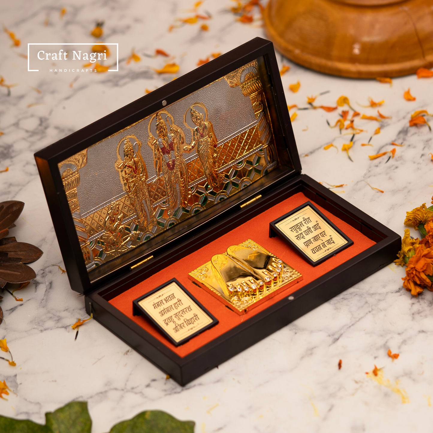 Gold-Plated Ram Darbar Pocket Temple