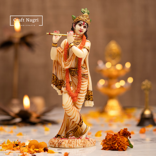 Standing  Lord Krishna Idol (10 Inches)