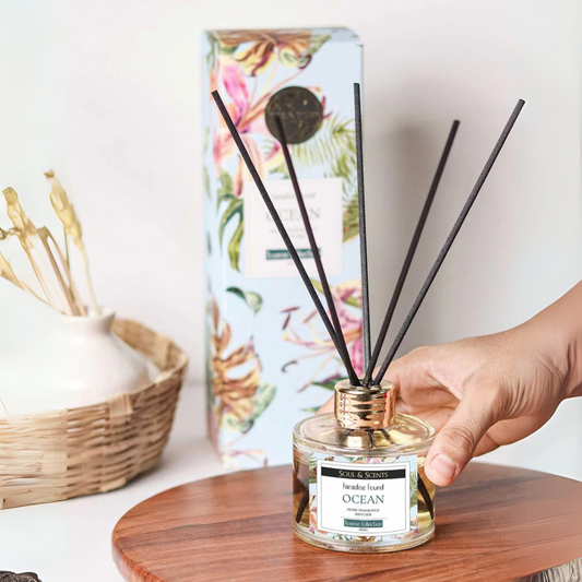 Soul & Scents 120 Ml Ocean Reed Diffuser Set