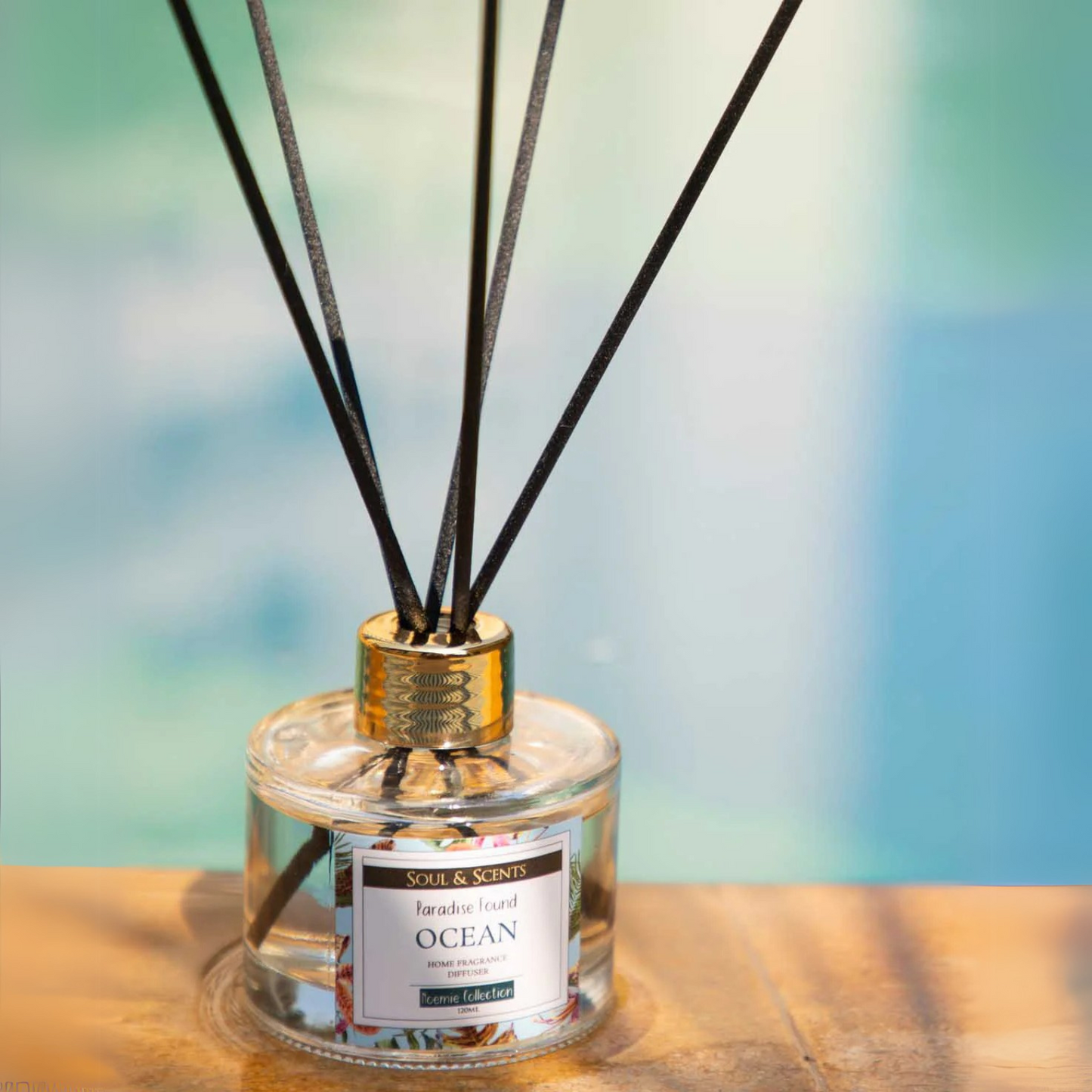 Soul & Scents 120 Ml Ocean Reed Diffuser Set