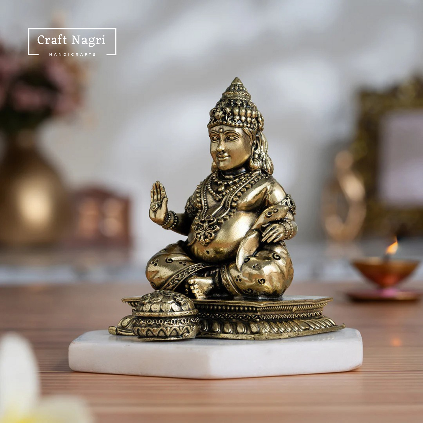 Brass Kubera Ji Idol