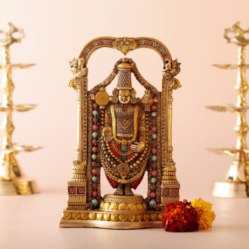 Lord Balaji (Srinivasa Mangapuram) Idol (8 Inch)