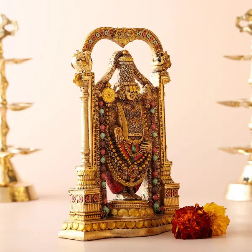 Lord Balaji (Srinivasa Mangapuram) Idol (8 Inch)