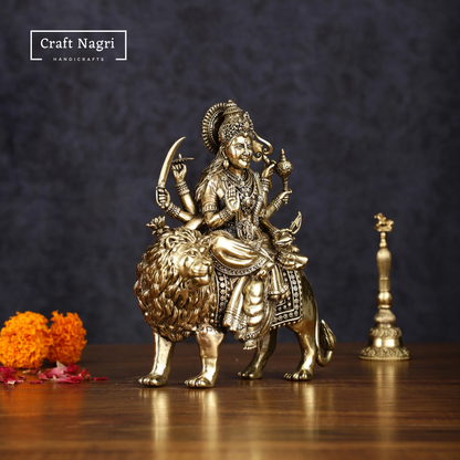 Maa Durga Brass Idol