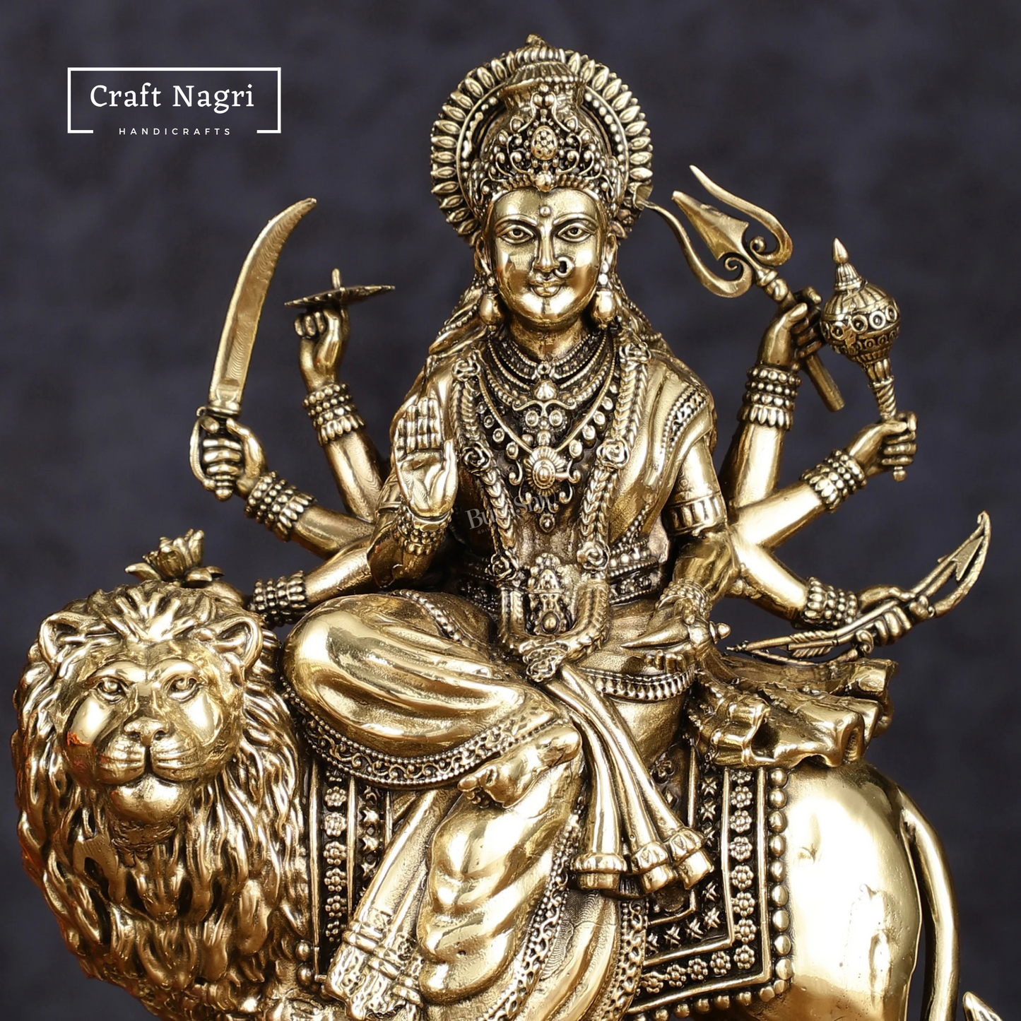 Maa Durga Brass Idol