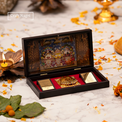 Gold-Plated Jagannath Pocket Temple