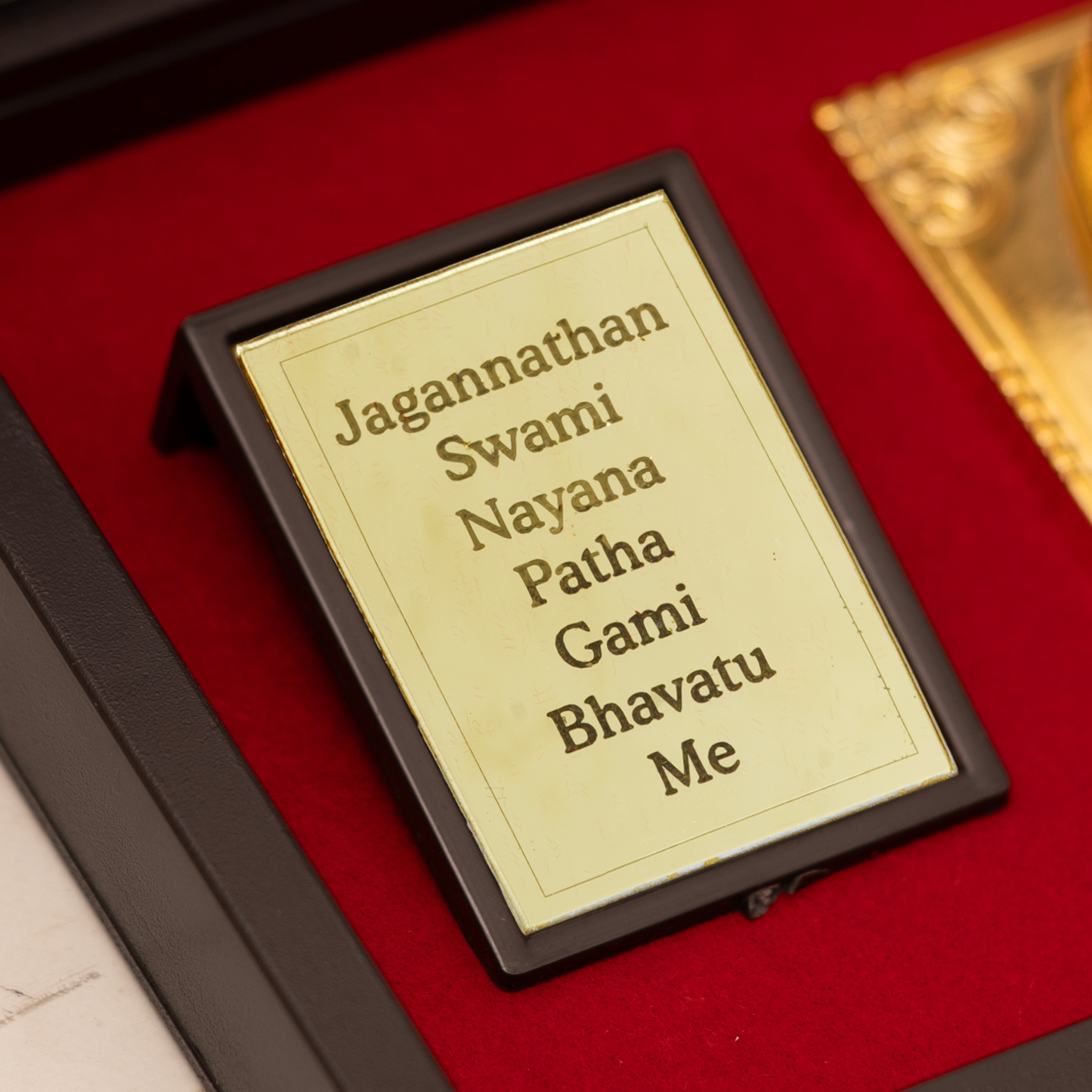 Gold-Plated Jagannath Pocket Temple