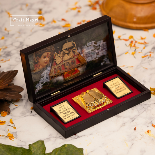 Mata Rani Gold Plated Pocket Temple