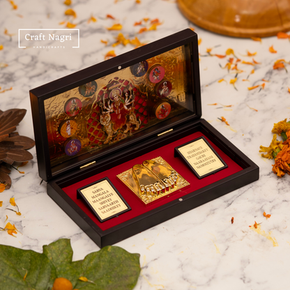 Gold-Plated Maa Durga Pocket Temple