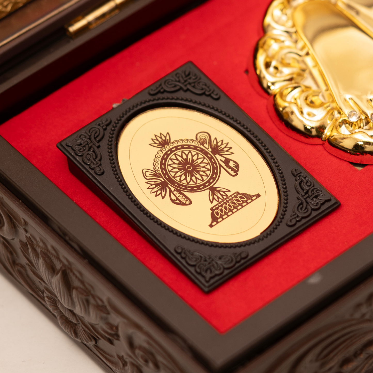 Gold-Plated Tirupati Balaji Pocket Temple Big Size