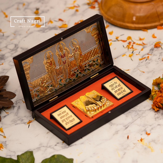 Gold-Plated Ram Darbar Pocket Temple