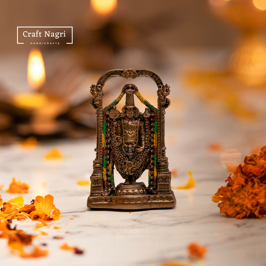 Lord Tirupati Balaji Idol (3 Inches)