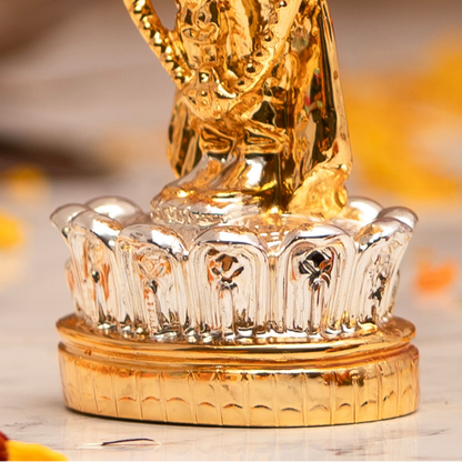 Lord Venkateshwara Idol Silver & Gold Electroplated (5 Inches)